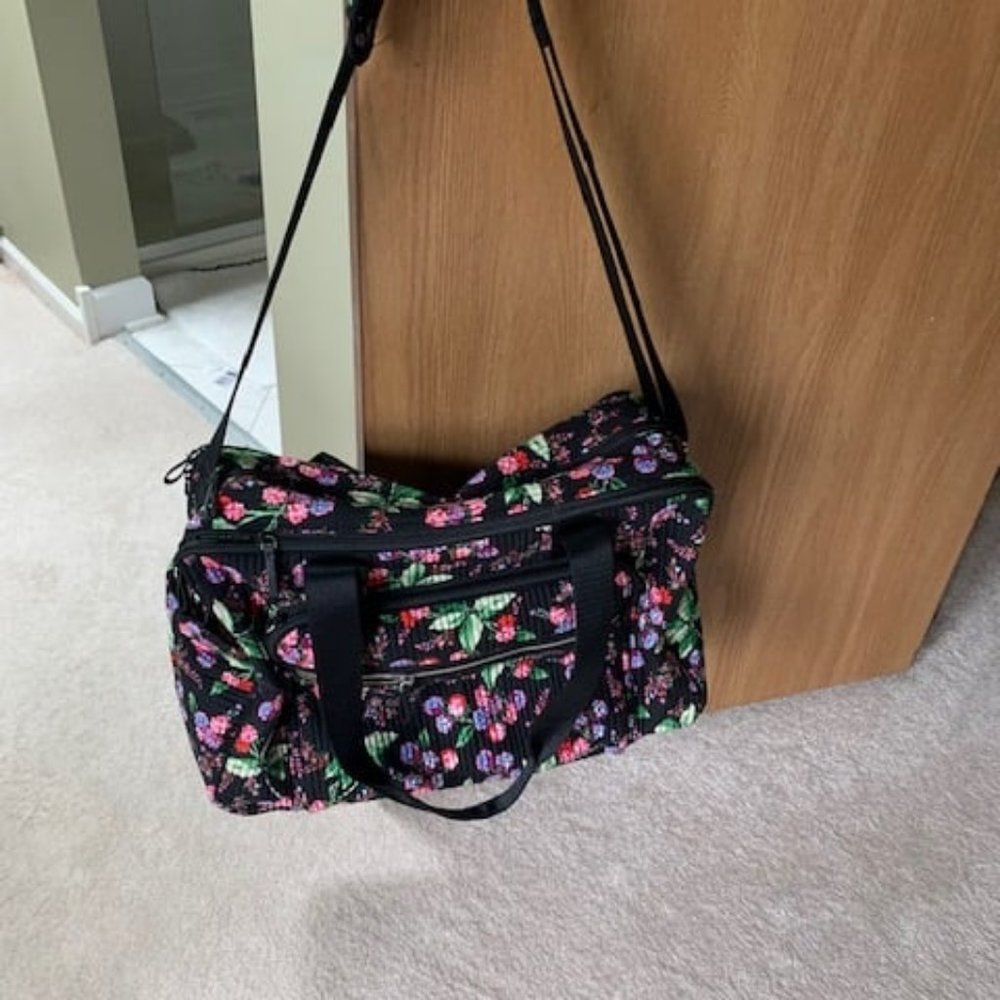 Vera Bradley Iconic Weekender Bag-winterberry